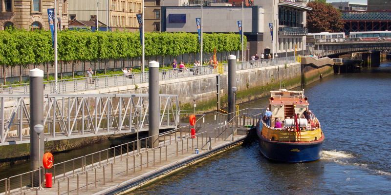 Rover Clyde waterfront Glasgow<empty>